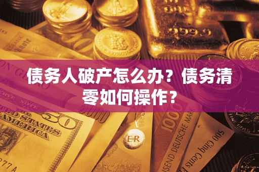 北京债务人破产怎么办？债务清零如何操作？