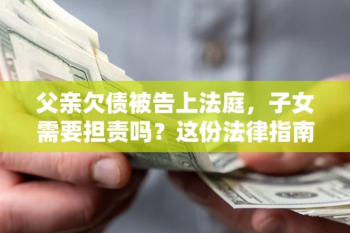 北京父亲欠债被告上法庭，子女需要担责吗？这份法律指南必须看完