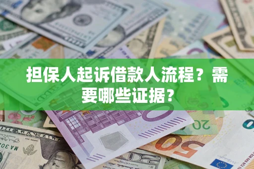 北京担保人起诉借款人流程？需要哪些证据？