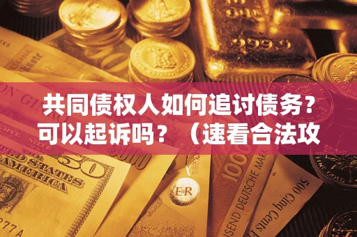 北京共同债权人如何追讨债务？可以起诉吗？（速看合法攻略）