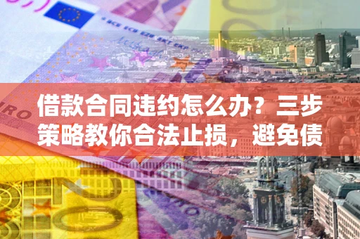 北京借款合同违约怎么办？三步策略教你合法止损，避免债务危机升级