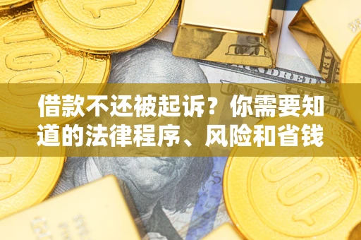 北京借款不还被起诉？你需要知道的法律程序、风险和省钱技巧
